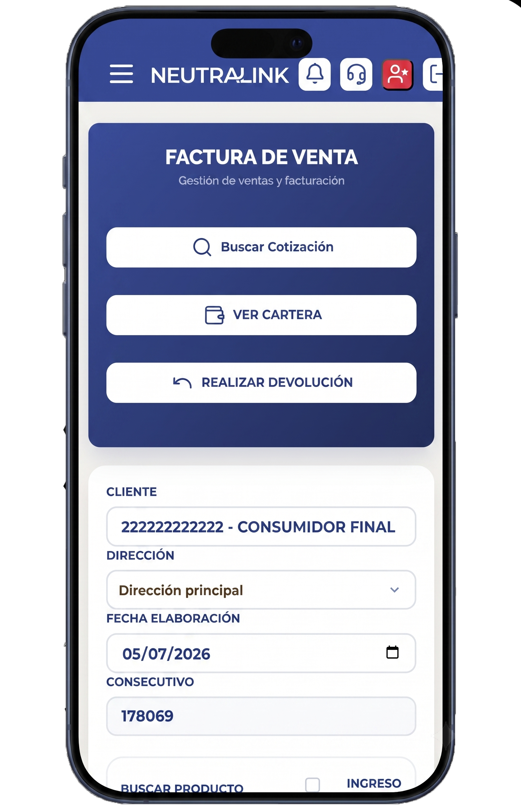 Facturación automática